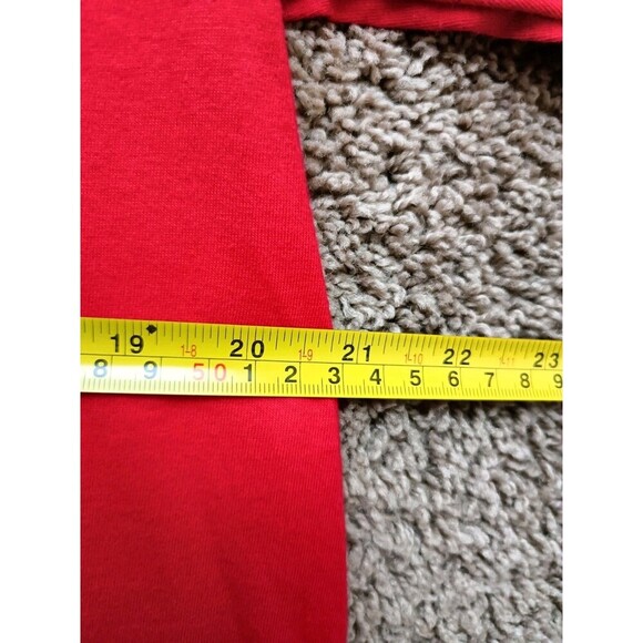 Clark University T-Shirt Men's Large Red Short Sleeve - Picture 5 of 6